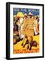 See The World And Get Paid For It-Alfred Leete-Framed Art Print