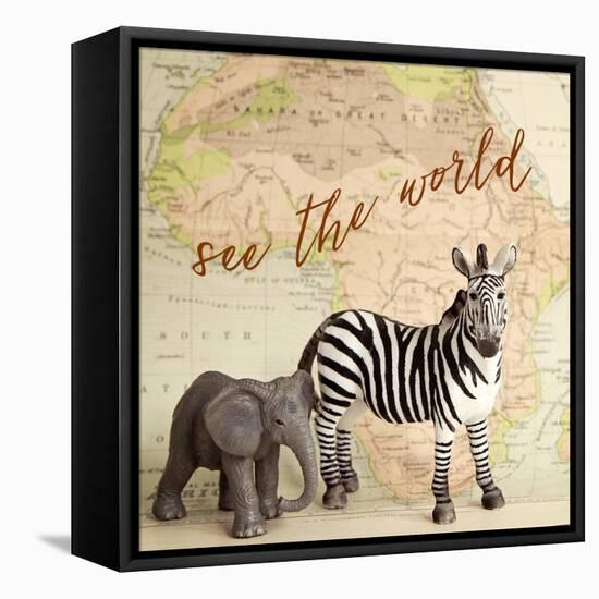 See The World-Susannah Tucker-Framed Stretched Canvas