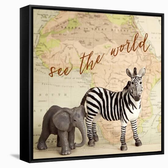 See The World-Susannah Tucker-Framed Stretched Canvas