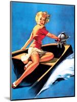 See Worthy Pin-Up 1944-Gil Elvgren-Mounted Art Print