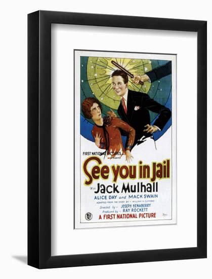 See You In Jail - 1927-null-Framed Giclee Print