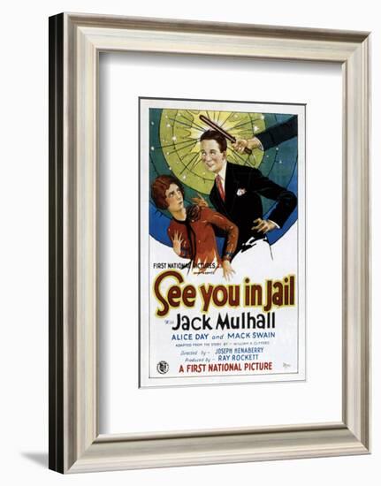 See You In Jail - 1927-null-Framed Giclee Print