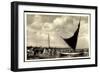 Seebad Ahlbeck, Strandpartie, Segelboot Berlin-null-Framed Giclee Print