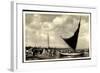 Seebad Ahlbeck, Strandpartie, Segelboot Berlin-null-Framed Giclee Print