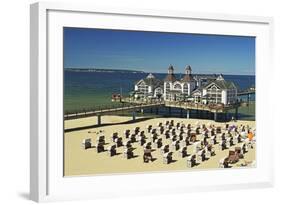 Seebruecke Sellin, Sellin, Ruegen Island (Rugen Island)-Jochen Schlenker-Framed Photographic Print