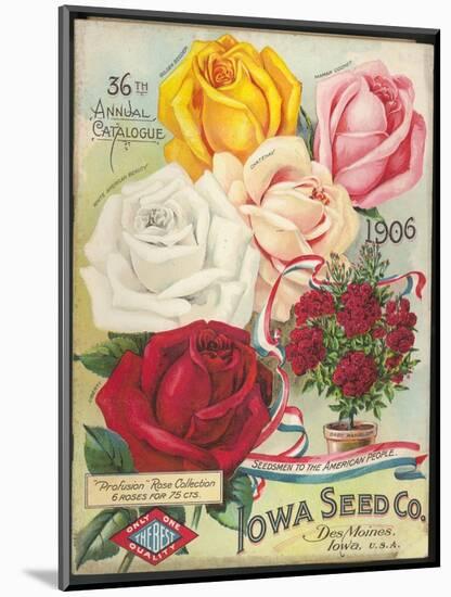 Seed Catalog Captions (2012): Iowa Seed Co. Des Moines, Iowa. 36th Annual Catalogue, 1906-null-Mounted Art Print