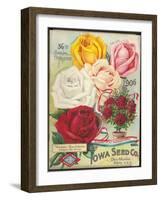 Seed Catalog Captions (2012): Iowa Seed Co. Des Moines, Iowa. 36th Annual Catalogue, 1906-null-Framed Art Print