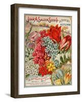 Seed Catalog Captions (2012): John A. Salzer Seed Co. La Crosse, Wisconsin, Autumn 1895-null-Framed Art Print