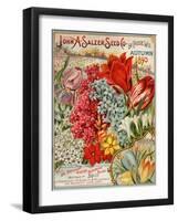 Seed Catalog Captions (2012): John A. Salzer Seed Co. La Crosse, Wisconsin, Autumn 1895-null-Framed Art Print