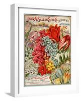 Seed Catalog Captions (2012): John A. Salzer Seed Co. La Crosse, Wisconsin, Autumn 1895-null-Framed Art Print