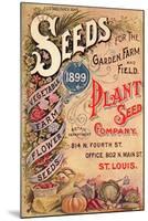 Seed Catalog Captions (2012): Plant Seed Company, St. Louis, Missouri-null-Mounted Art Print