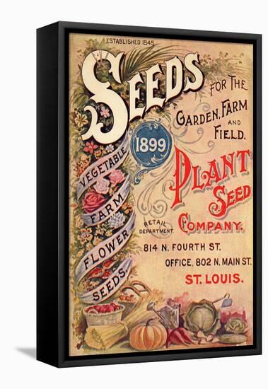 Seed Catalog Captions (2012): Plant Seed Company, St. Louis, Missouri-null-Framed Stretched Canvas