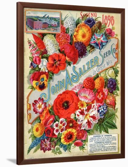 Seed Catalogues: John A. Salzer Seed Co. La Crosse, Wisconsin, Spring 1898-null-Framed Art Print