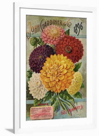 Seed Catalogues: John Gardiner and Co, Philadelphia, Pennsylvania. Seed Annual, 1896-null-Framed Art Print