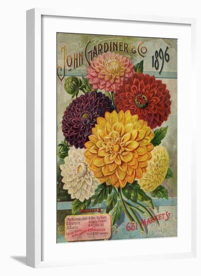 Seed Catalogues: John Gardiner and Co, Philadelphia, Pennsylvania. Seed Annual, 1896-null-Framed Art Print