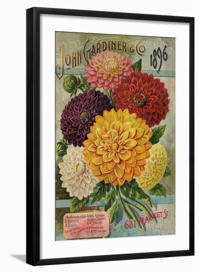 Seed Catalogues: John Gardiner and Co, Philadelphia, Pennsylvania. Seed Annual, 1896-null-Framed Art Print