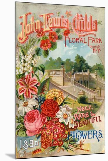 Seed Catalogues: John Lewis Childs: New, Rare and Beautiful Flowers. Floral Park, NY, 1890-null-Mounted Art Print