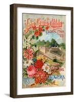 Seed Catalogues: John Lewis Childs: New, Rare and Beautiful Flowers. Floral Park, NY, 1890-null-Framed Art Print