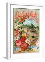 Seed Catalogues: John Lewis Childs: New, Rare and Beautiful Flowers. Floral Park, NY, 1890-null-Framed Art Print