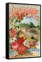 Seed Catalogues: John Lewis Childs: New, Rare and Beautiful Flowers. Floral Park, NY, 1890-null-Framed Stretched Canvas