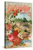 Seed Catalogues: John Lewis Childs: New, Rare and Beautiful Flowers. Floral Park, NY, 1890-null-Stretched Canvas