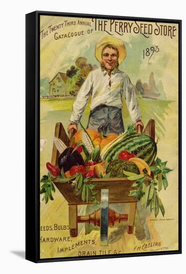 Seed Catalogues: The Perry Seed Store. Syracuse, NY, 1893-null-Framed Stretched Canvas