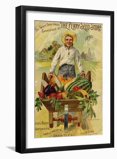 Seed Catalogues: The Perry Seed Store. Syracuse, NY, 1893-null-Framed Art Print