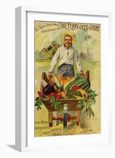 Seed Catalogues: The Perry Seed Store. Syracuse, NY, 1893-null-Framed Art Print