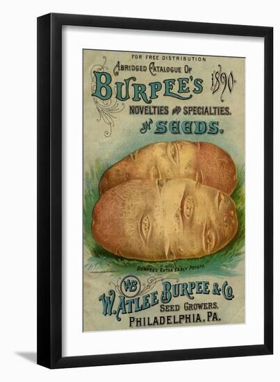 Seed Catalogues: W. Atlee Burpee and Co. Abridged Catalogue of Novelties and Specialties in Seeds-null-Framed Art Print