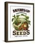 Seed Company Poster, c1800-null-Framed Giclee Print