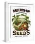 Seed Company Poster, c1800-null-Framed Giclee Print