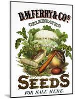 Seed Company Poster, c1800-null-Mounted Giclee Print