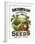 Seed Company Poster, c1800-null-Framed Giclee Print