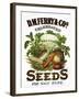 Seed Company Poster, c1800-null-Framed Giclee Print