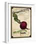 Seed Packet - Beet-The Saturday Evening Post-Framed Giclee Print