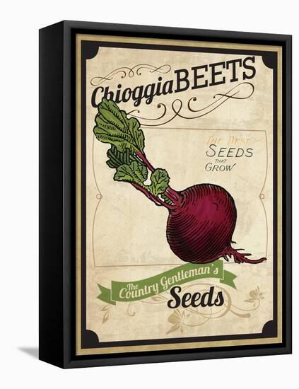 Seed Packet - Beet-The Saturday Evening Post-Framed Stretched Canvas