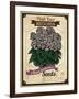 Seed Packet - Begonia-The Saturday Evening Post-Framed Giclee Print