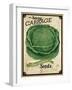 Seed Packet - Cabbage-The Saturday Evening Post-Framed Giclee Print