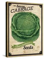 Seed Packet - Cabbage-The Saturday Evening Post-Stretched Canvas