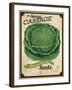 Seed Packet - Cabbage-The Saturday Evening Post-Framed Giclee Print