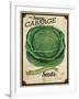 Seed Packet - Cabbage-The Saturday Evening Post-Framed Giclee Print