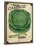 Seed Packet - Cabbage-The Saturday Evening Post-Stretched Canvas