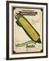 Seed Packet - Corn-The Saturday Evening Post-Framed Giclee Print