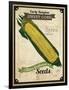 Seed Packet - Corn-The Saturday Evening Post-Framed Premium Giclee Print