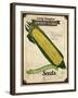 Seed Packet - Corn-The Saturday Evening Post-Framed Giclee Print