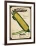 Seed Packet - Corn-The Saturday Evening Post-Framed Giclee Print