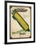 Seed Packet - Corn-The Saturday Evening Post-Framed Giclee Print