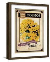 Seed Packet - Cosmos-The Saturday Evening Post-Framed Giclee Print