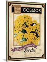 Seed Packet - Cosmos-The Saturday Evening Post-Mounted Giclee Print