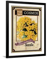 Seed Packet - Cosmos-The Saturday Evening Post-Framed Giclee Print